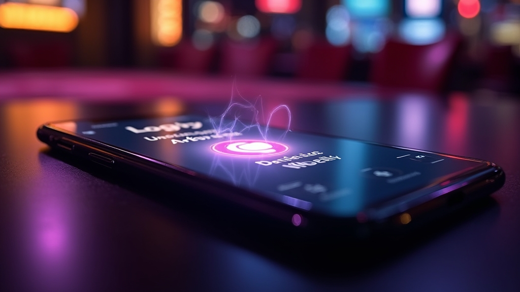 Home-screen shortcut opening a mobile casino lobby on a smartphone